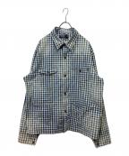 POLO RALPH LAURENポロ・ラルフローレン）の古着「ギンガムチェックカバーオール」｜ブルー