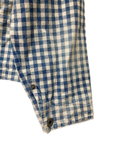 POLO RALPH LAUREN（ポロ・ラルフローレン）POLO RALPH LAUREN (ポロ・ラルフローレン) ギンガムチェックカバーオール ブルー サイズ:Ｌの古着・服飾アイテム