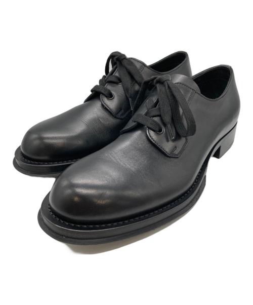 PRADA（プラダ）PRADA (プラダ) プレーントゥダービーシューズ ブラック サイズ:81/2の古着・服飾アイテム