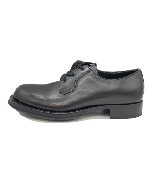 PRADA（プラダ）PRADA (プラダ) プレーントゥダービーシューズ ブラック サイズ:81/2の古着・服飾アイテム