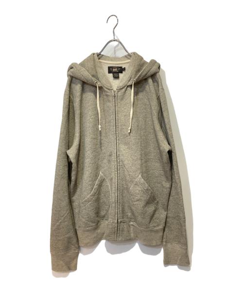 RRL（ダブルアールエル）RRL (ダブルアールエル) ジップパーカー グレー サイズ:XLの古着・服飾アイテム