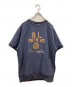 Denim & Supply Ralph Laurenデニム＆サプライ ラルフローレン）の古着「プリントスウェット」｜ネイビー