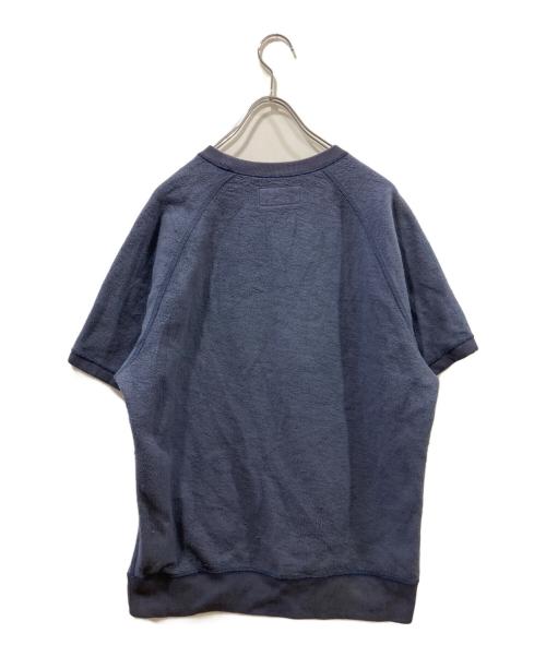 Denim & Supply Ralph Lauren（デニム＆サプライ ラルフローレン）DENIM & SUPPLY RALPH LAUREN (デニム＆サプライ ラルフローレン) プリントスウェット ネイビー サイズ:Ｌの古着・服飾アイテム