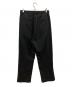 juha (ユハ) FRONT SLIT TAPERED PANTS ブラック サイズ:1：7000円