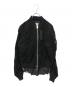 sacai（サカイ）の古着「カットワークブルゾン」｜ブラック