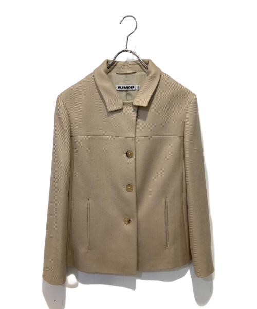 JIL SANDER（ジルサンダー）JIL SANDER (ジルサンダー) ウールジャケット ベージュ サイズ:34の古着・服飾アイテム
