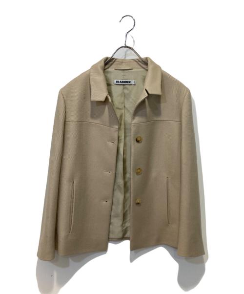 JIL SANDER（ジルサンダー）JIL SANDER (ジルサンダー) ウールジャケット ベージュ サイズ:34の古着・服飾アイテム