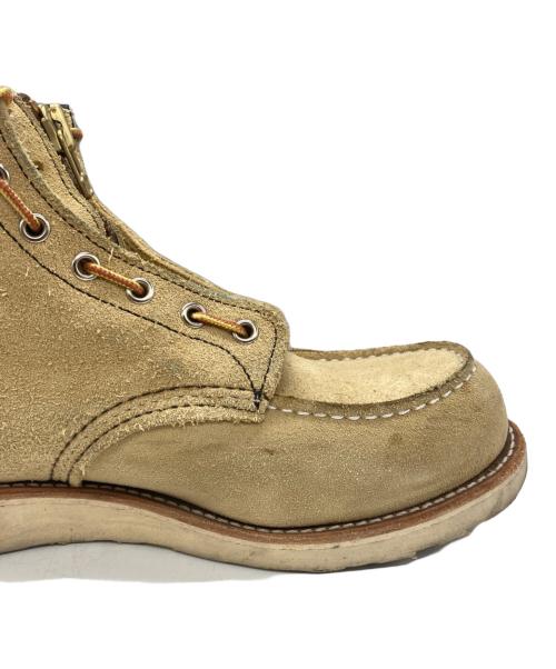 RED WING（レッドウィング）RED WING (レッドウィング) 8173 スウェードブーツ ジッパーユニット付 ベージュ サイズ:10Eの古着・服飾アイテム