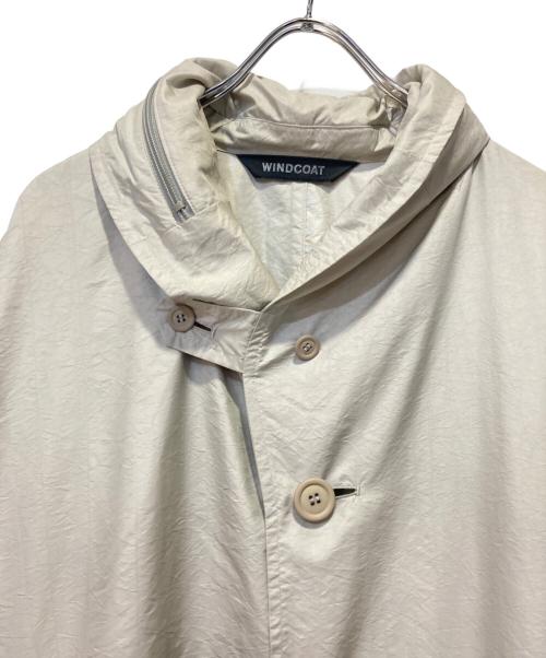 WIND COAT（ウィンドコート）WIND COAT (ウィンドコート) フーデッドコート ベージュ サイズ:Ｍの古着・服飾アイテム