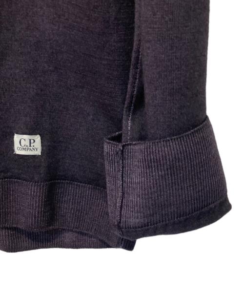 C.P COMPANY（シーピーカンパニー）C.P COMPANY (シーピーカンパニー) メリノウールニット パープル サイズ:Ｌの古着・服飾アイテム