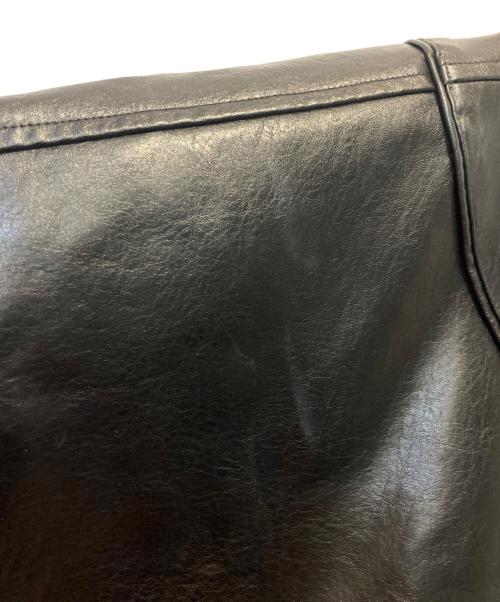 FUBU（フブ）FUBU (フブ) LEATHER BASEBALL SHIRT ブラック サイズ:Ｌの古着・服飾アイテム