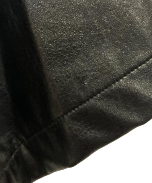 FUBU（フブ）FUBU (フブ) LEATHER BASEBALL SHIRT ブラック サイズ:Ｌの古着・服飾アイテム