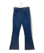 LEVI'Sリーバイス）の古着「ベルボトムデニムパンツ」｜インディゴ