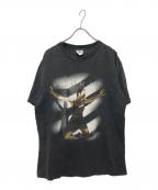 champチャンプ）の古着「半袖Tシャツ」｜ブラック