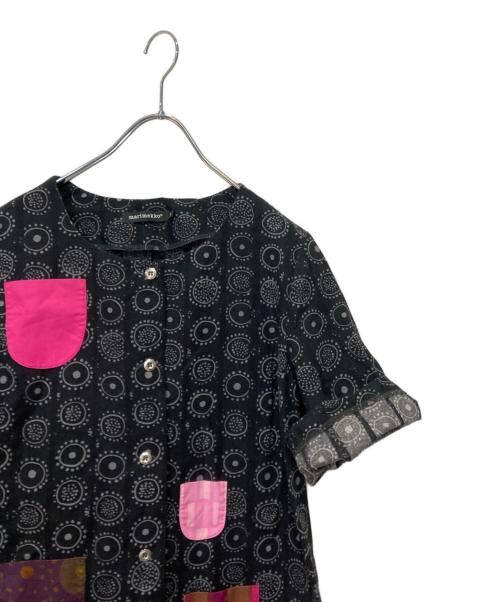 marimekko（マリメッコ）marimekko (マリメッコ) 総柄ワンピース ブラック サイズ:36の古着・服飾アイテム