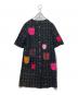 marimekko（マリメッコ）の古着「総柄ワンピース」｜ブラック