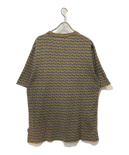 stussy（ステューシー）stussy (ステューシー) 80's 復刻 ジャガードTee ブラウン サイズ:Ｌの古着・服飾アイテム