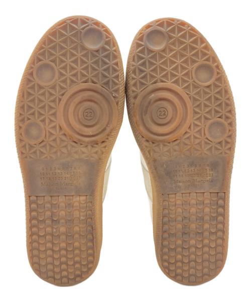 Maison Margiela（メゾンマルジェラ）Maison Margiela (メゾンマルジェラ) ジャーマントレーナースリッポン ホワイト サイズ:39の古着・服飾アイテム