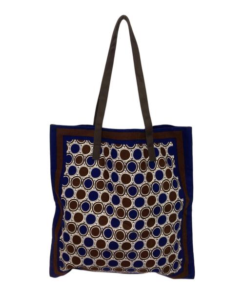 MARNI（マルニ）MARNI (マルニ) バンダナトートバッグ ブルーの古着・服飾アイテム