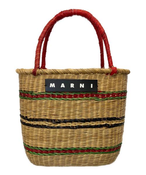 MARNI（マルニ）MARNI (マルニ) ナチュラルファイバーハンドバッグ ベージュの古着・服飾アイテム