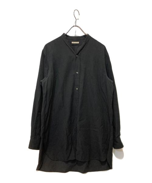HEUGN（ユーゲン）HEUGN (ユーゲン) スタンドカラーシャツ ブラック サイズ:2の古着・服飾アイテム