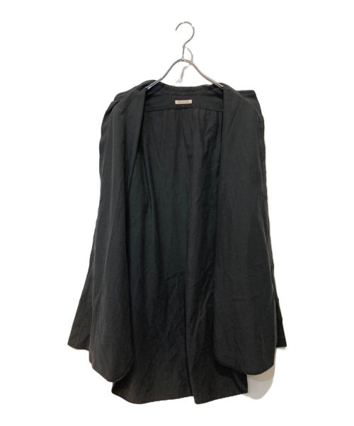 HEUGN（ユーゲン）HEUGN (ユーゲン) スタンドカラーシャツ ブラック サイズ:2の古着・服飾アイテム