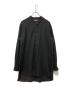 HEUGN（ユーゲン）の古着「スタンドカラーシャツ」｜ブラック