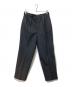 MAATEE&SONS（マーティーアンドサンズ）の古着「2 IN-TUCK TAPERED TROUSER」｜グレー