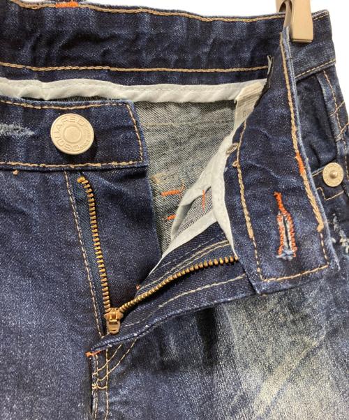 DSQUARED2（ディースクエアード）DSQUARED2 (ディースクエアード) 刺繍デニムパンツ インディゴ サイズ:30の古着・服飾アイテム