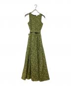 MARIHAマリハ）の古着「夏のレディのドレス」｜グリーン×イエロー