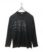 MONCLERモンクレール）の古着「LS TSHIRT」｜ブラック