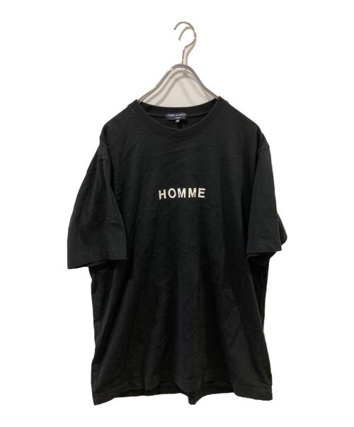 COMME des GARCONS HOMME（コムデギャルソン オム）COMME des GARCONS HOMME (コムデギャルソン オム) HOMME プリントTシャツ ブラック サイズ:Ｍの古着・服飾アイテム