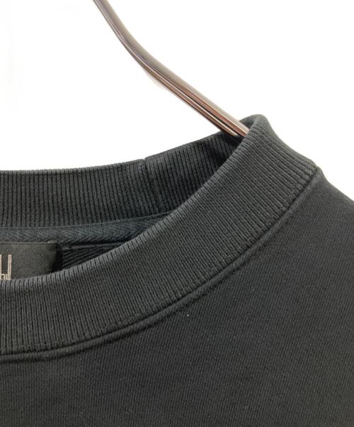 dunhill（ダンヒル）dunhill (ダンヒル) フロントデザインスウェット ブラック サイズ:Lの古着・服飾アイテム