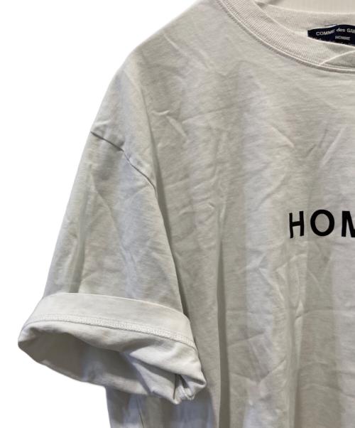 COMME des GARCONS HOMME（コムデギャルソン オム）COMME des GARCONS HOMME (コムデギャルソン オム) HOMME プリントTシャツ ホワイト サイズ:Ｍの古着・服飾アイテム