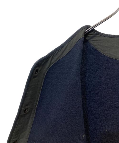 RRL（ダブルアールエル）RRL (ダブルアールエル) プリント インディゴ フリース ベスト ネイビー サイズ:XL 未使用品の古着・服飾アイテム