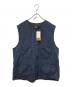 RRL（ダブルアールエル）の古着「プリント インディゴ フリース ベスト」｜ネイビー