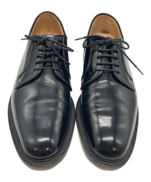 LOAKE（ローク）LOAKE (ローク) プレーントゥシューズ ブラック サイズ:8の古着・服飾アイテム
