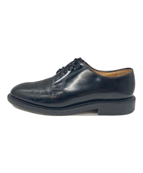 LOAKE（ローク）LOAKE (ローク) プレーントゥシューズ ブラック サイズ:8の古着・服飾アイテム