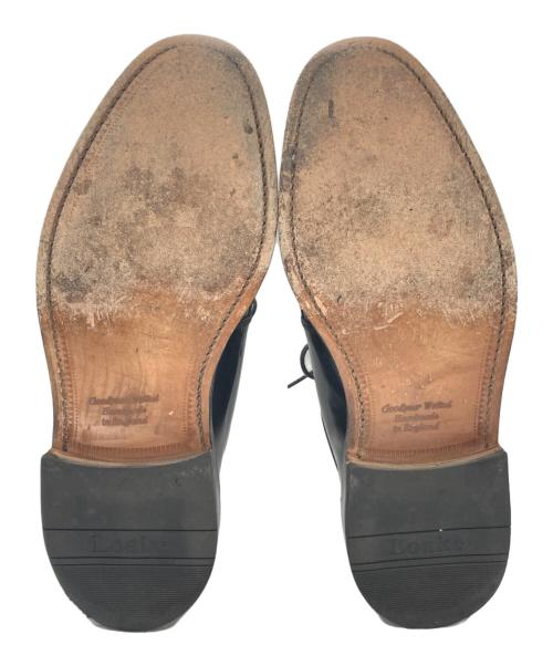 LOAKE（ローク）LOAKE (ローク) プレーントゥシューズ ブラック サイズ:8の古着・服飾アイテム