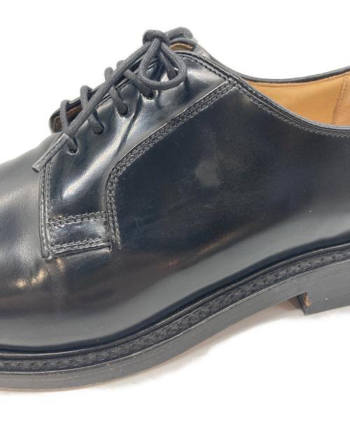 LOAKE（ローク）LOAKE (ローク) プレーントゥシューズ ブラック サイズ:8の古着・服飾アイテム