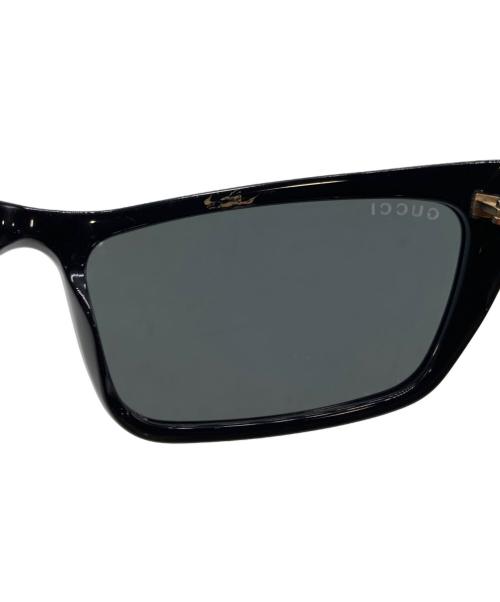 GUCCI（グッチ）GUCCI (グッチ) サングラス ブラック サイズ:58□15b 145の古着・服飾アイテム