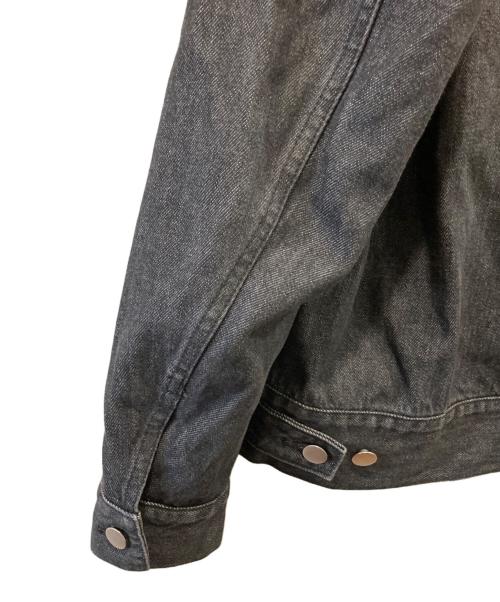 Jeanik（ジーニック）Jeanik (ジーニック) 2ndタイプ ワンウォッシュ ブラックデニムジャケット インディゴ サイズ:Ｍの古着・服飾アイテム