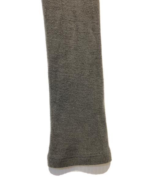 BORDERS at BALCONY（ボーダーズアットバルコニー）BORDERS AT BALCONY (ボーダーズアットバルコニー) TWIST RIB TEE グレー サイズ:36の古着・服飾アイテム