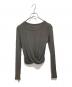 BORDERS AT BALCONY（ボーダーズアットバルコニー）の古着「TWIST RIB TEE」｜グレー