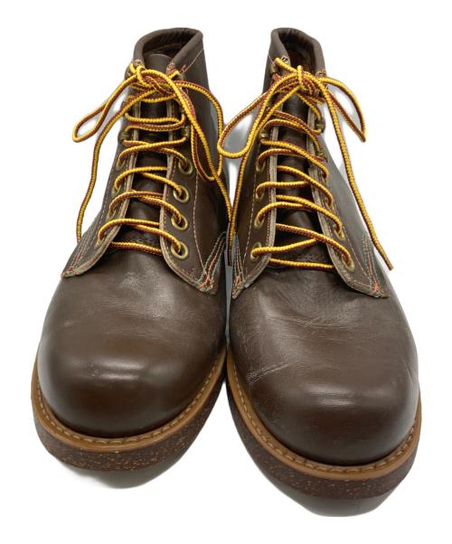 古着（フルギ）古着 (フルギ) レースアップブーツ ブラウン サイズ:9 1/2 EEEの古着・服飾アイテム