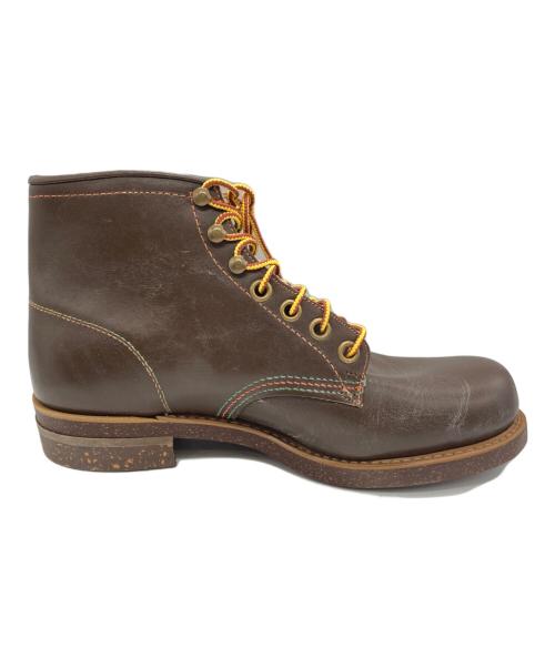 古着（フルギ）古着 (フルギ) レースアップブーツ ブラウン サイズ:9 1/2 EEEの古着・服飾アイテム