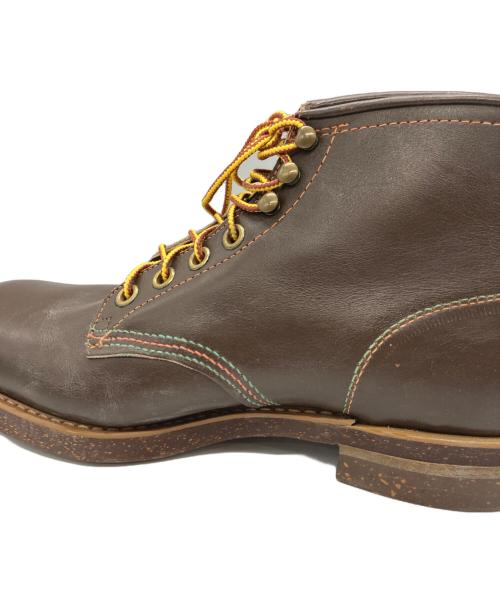 古着（フルギ）古着 (フルギ) レースアップブーツ ブラウン サイズ:9 1/2 EEEの古着・服飾アイテム