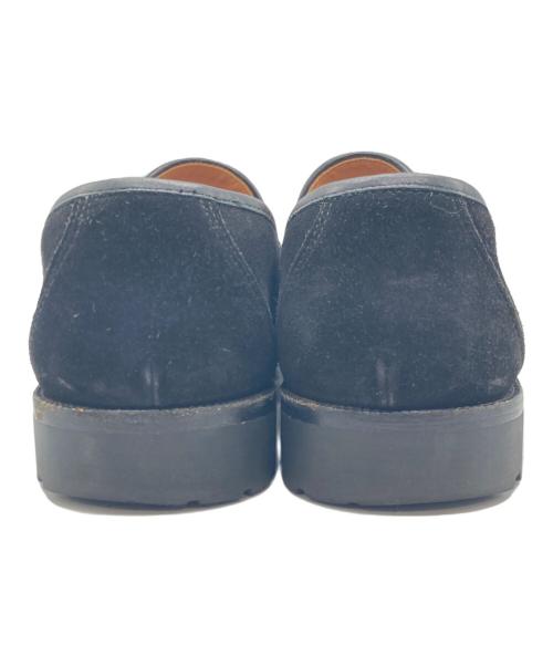 Salvatore Ferragamo（サルヴァトーレ フェラガモ）Salvatore Ferragamo (サルヴァトーレ フェラガモ) スウェードローファー ブラック サイズ:6 1/2の古着・服飾アイテム