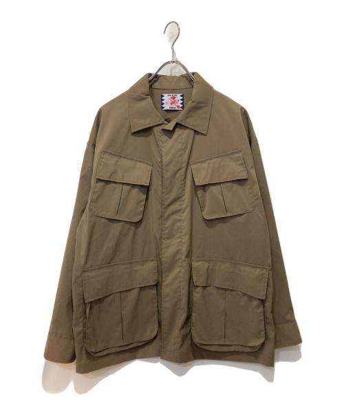 son of the cheese（（サノバチーズ））SON OF THE CHEESE (サノバチーズ) Fatigue Shirt ベージュ サイズ:Ｍの古着・服飾アイテム