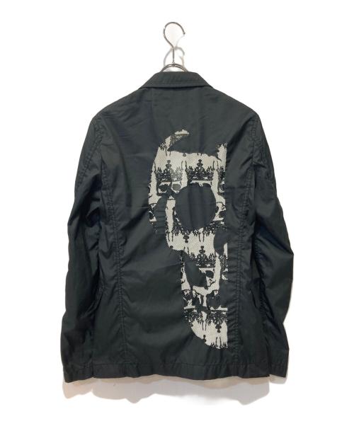 COMME des GARCONS HOMME PLUS（コムデギャルソンオムプリュス）COMME des GARCONS HOMME PLUS (コムデギャルソンオムプリュス) 11SS スカル メッシュジャケット ブラック サイズ:XSの古着・服飾アイテム